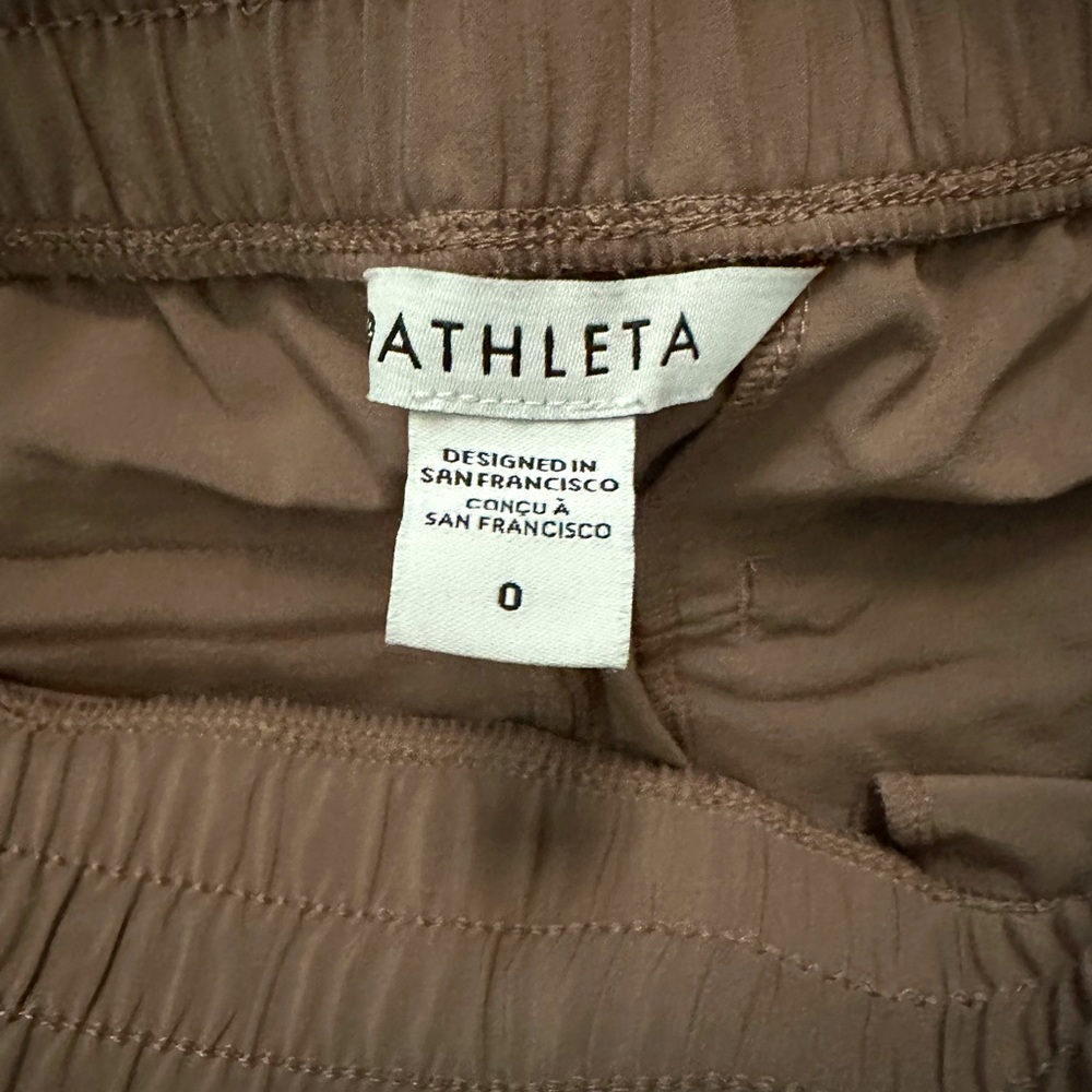 Athleta Avenue Wide Leg Crop Pant, Pyrite, size 0 - Picture 7 of 8